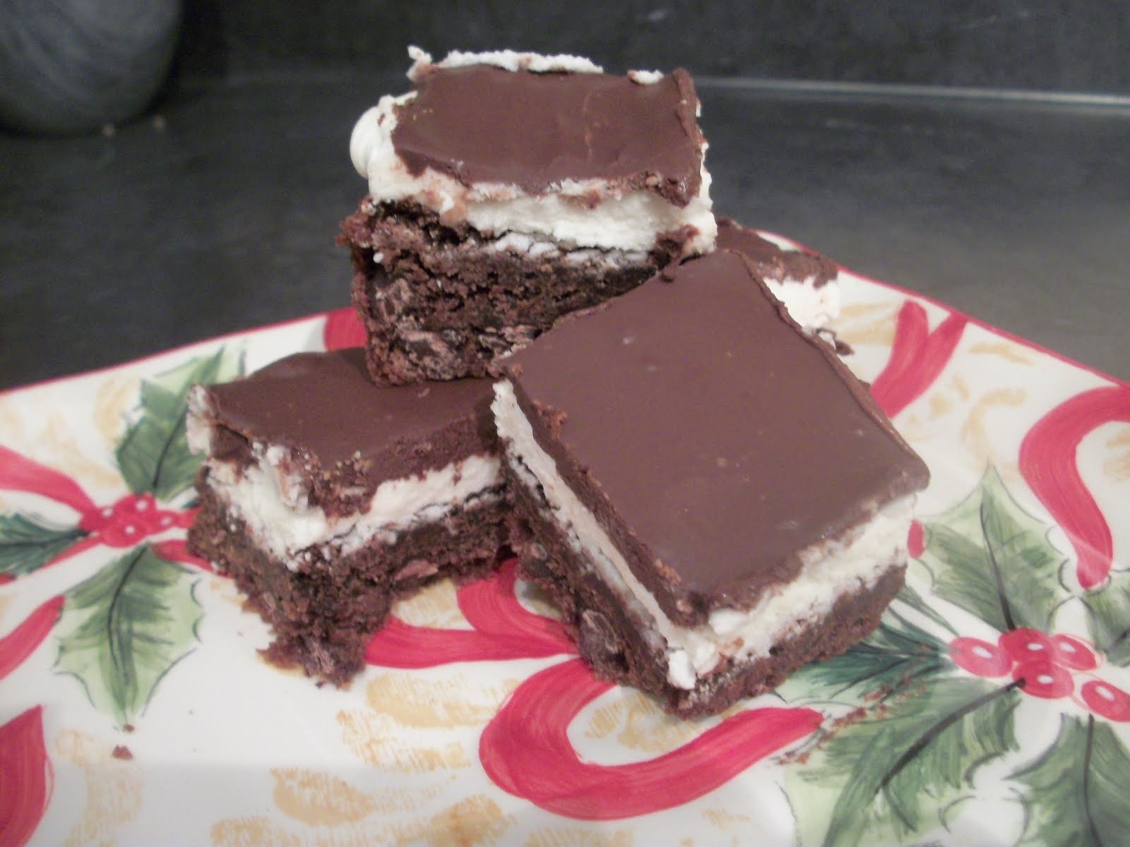 Cook with Sara Peppermint Patty Brownies