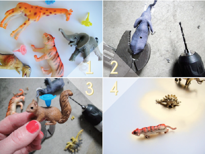 Crea tu propio soporte de velas con figuras de animales Crea tu propio soporte de velas con figuras de animales