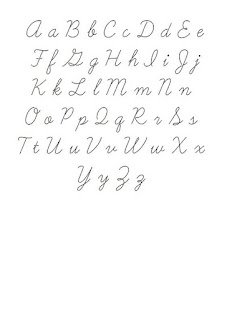 Storytime and More: Practicing Cursive Letters
