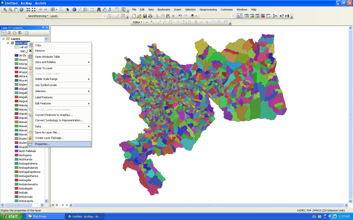 Geograpic Information System for Resource Planing & Managment Labels