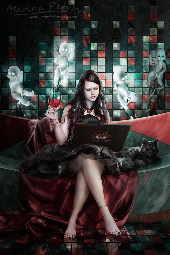 Gothic theme : Dark and Surreal Photo Manipulations - da men magazine