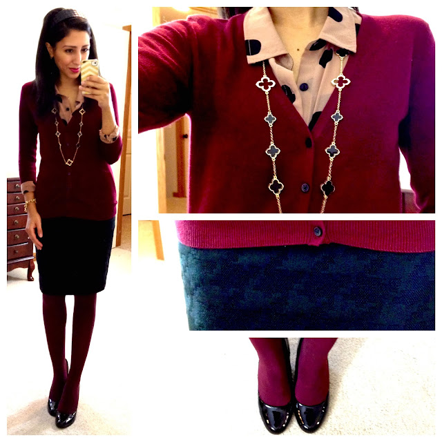 I'm in love with the collar under the sweater look, but I feel that I'm