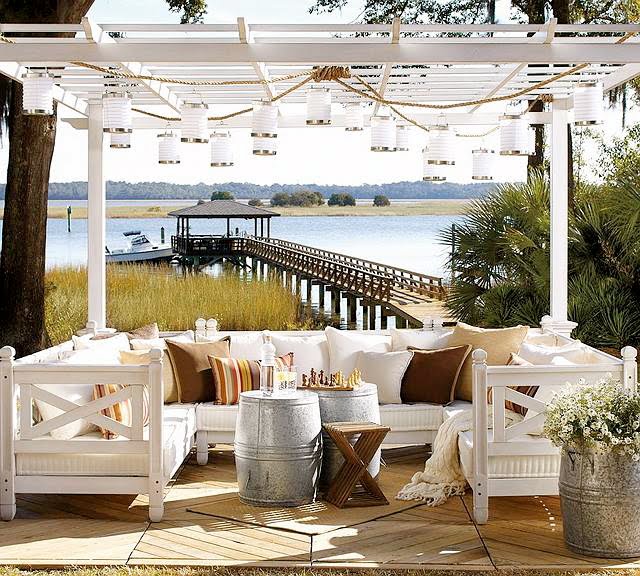 In Good Taste pottery barn outdoor spaces