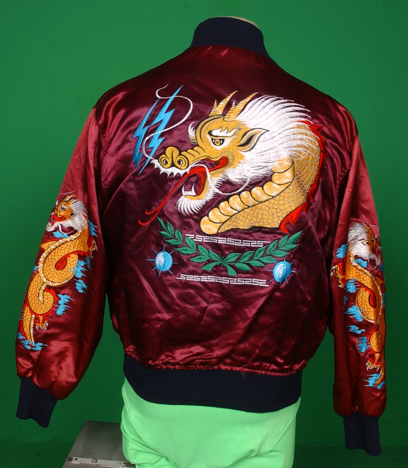 VintageTourJackets COOL EMBROIDERED JACKET,,,ROLLING STONES MAYBE,,