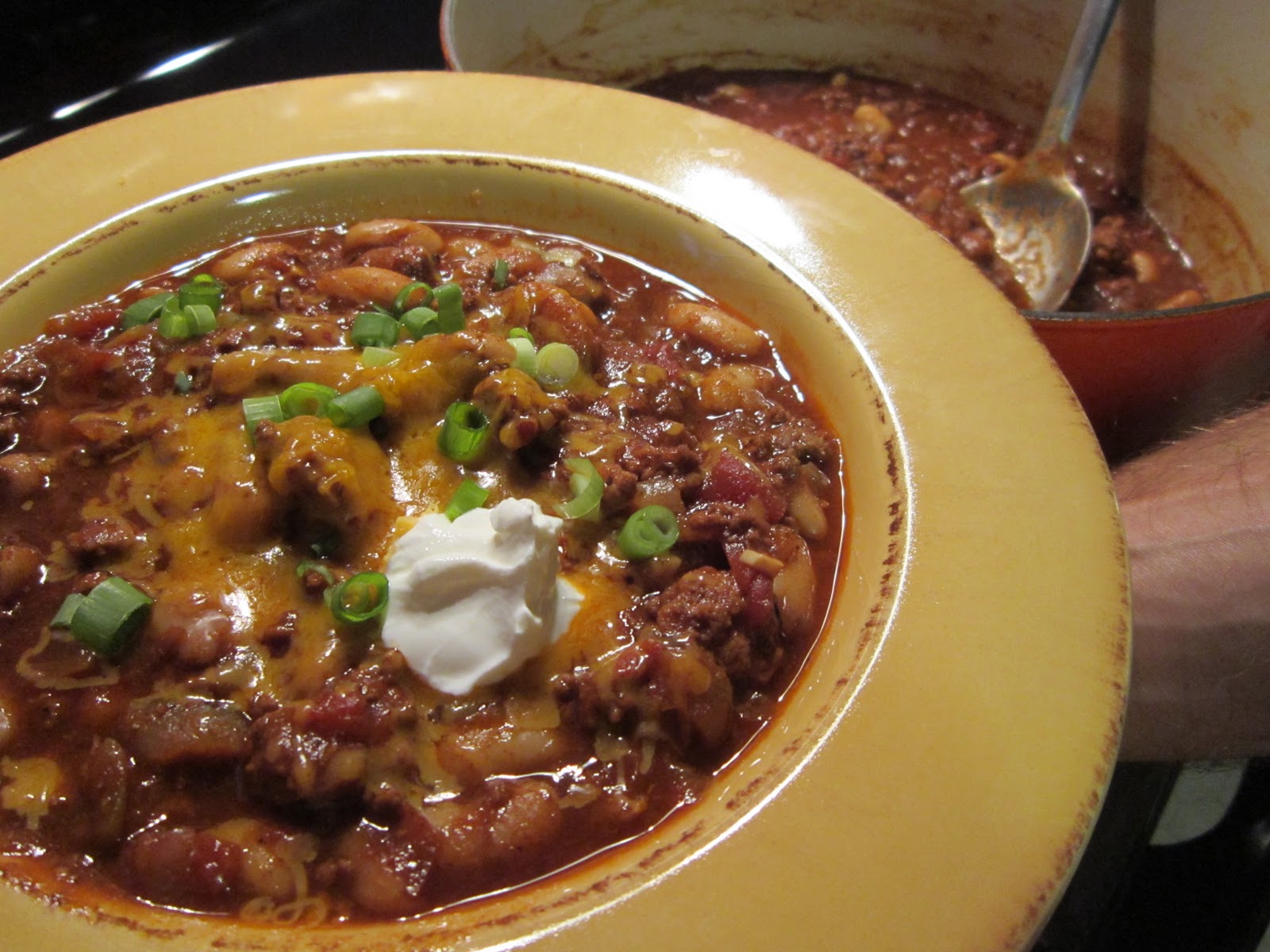Fatback and Foie Gras Beefalo Milk Stout Beer Chili Recipe
