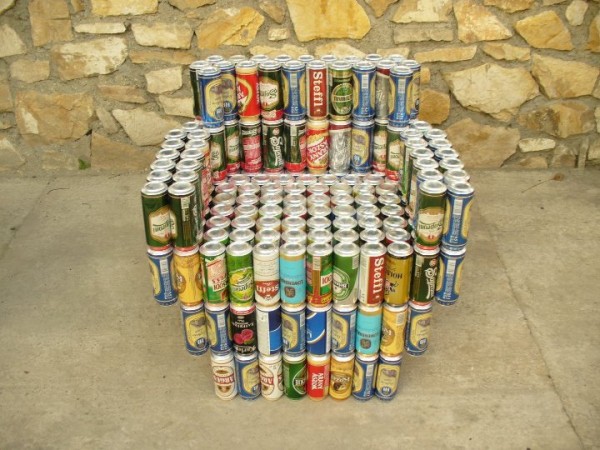 beer can chair