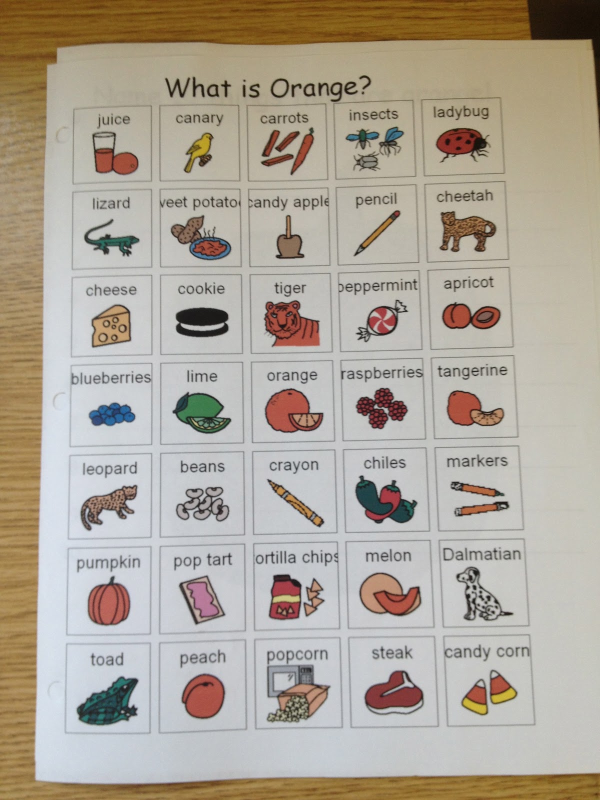 Autism Tank: More Halloween Worksheets