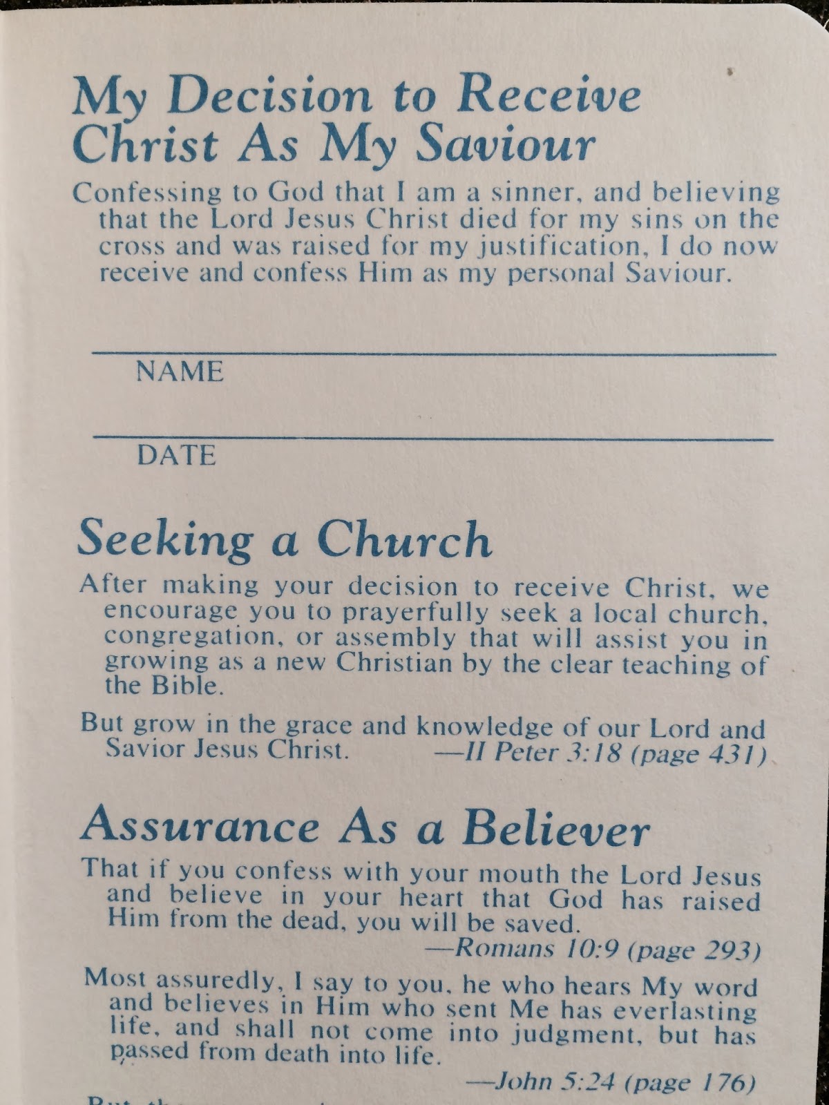 The Hodgkins Lutheran Why I Quit the Gideons