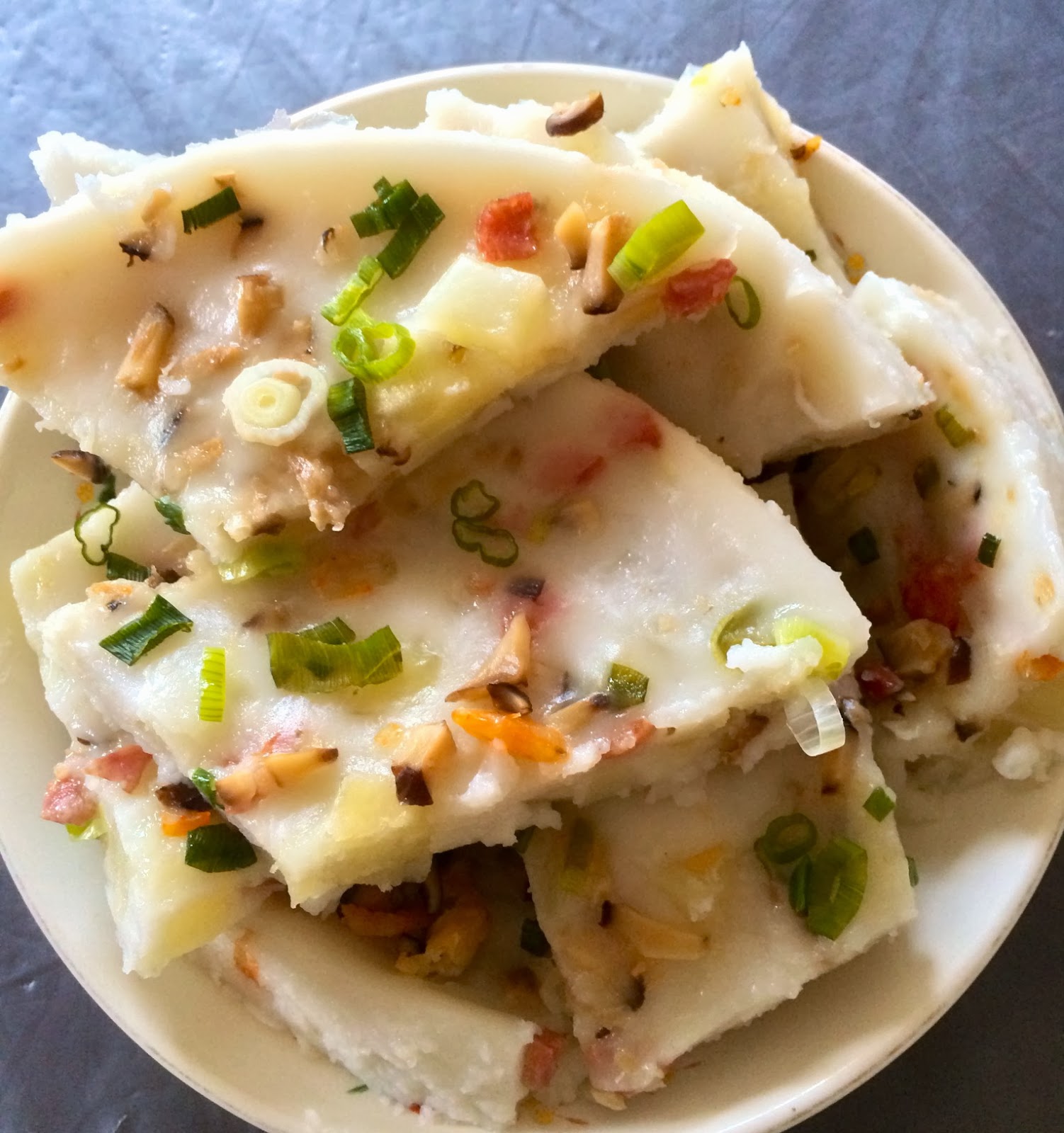 Beauty, Bites & Adorations My Mom's Potato Rice Cake Recipe (Lo Bak Go)