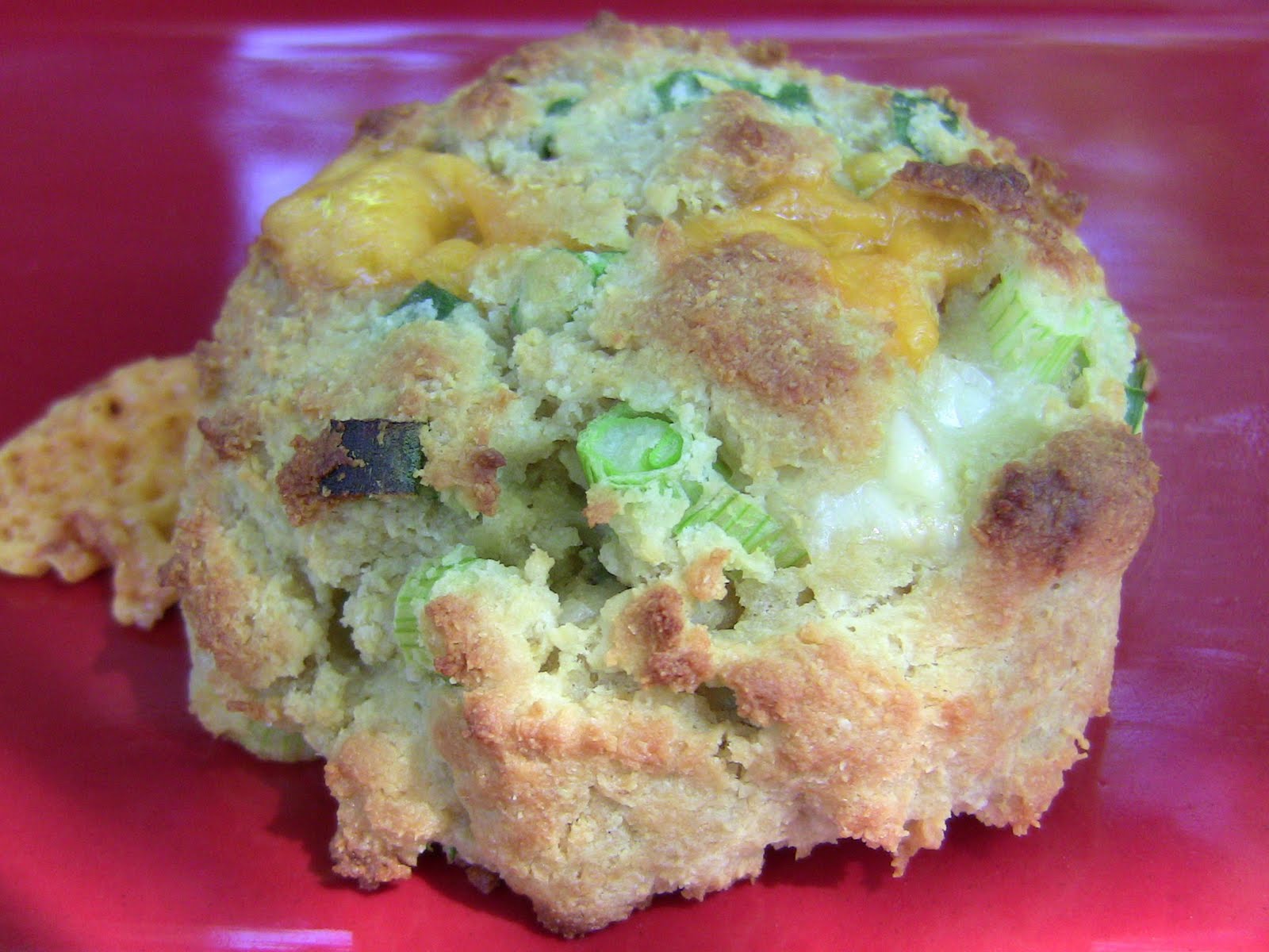 Quinoa Flour CheddarScallion Drop Scones (Gluten Free) power hungry