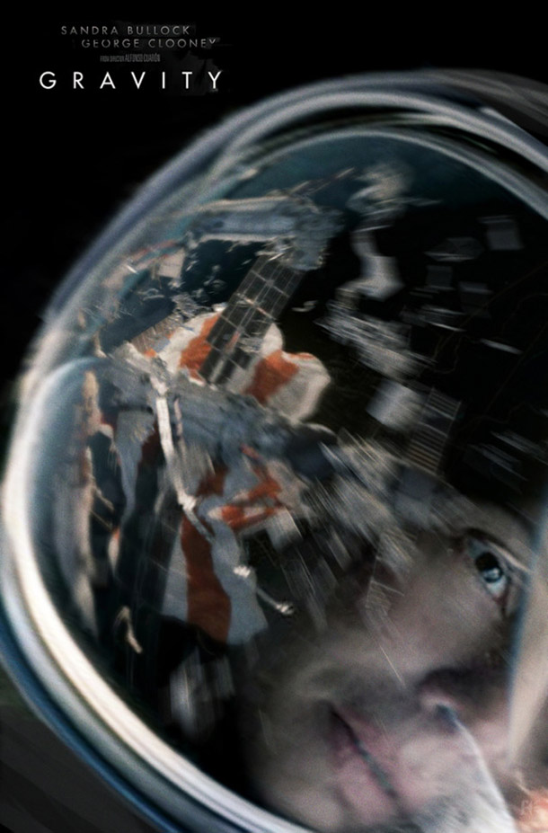 Cartazes aternativos para Gravity, de Alfonso Cuaron Cartazes aternativos para Gravity, de Alfonso Cuaron