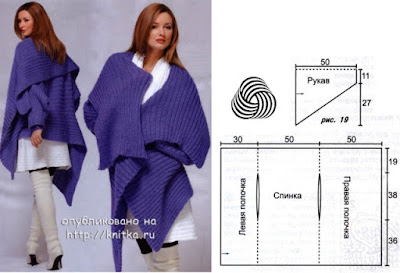  How to knit a Poncho