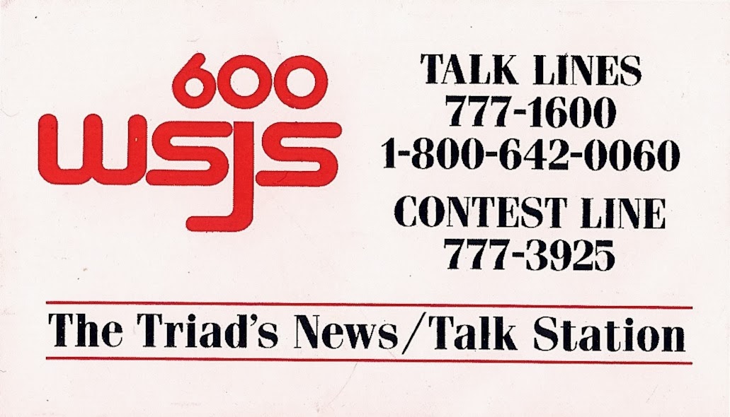 radio sticker of the day wsjs wsjs