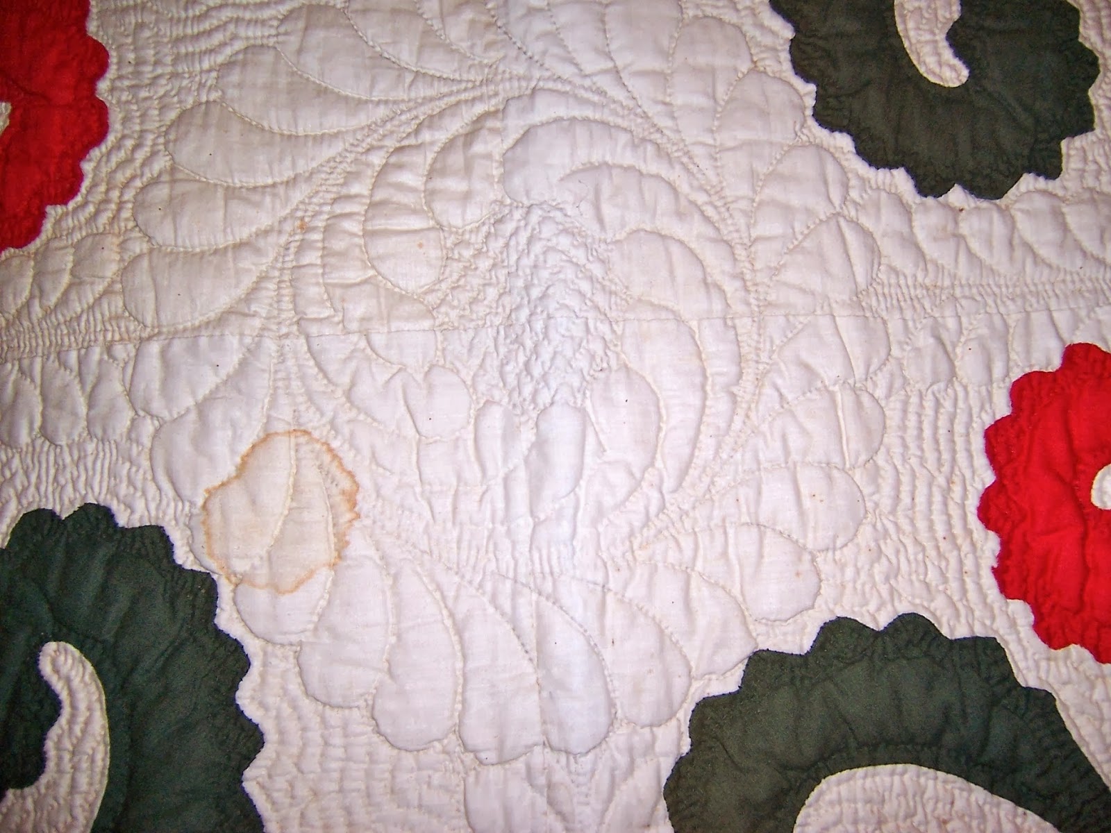 Samplings from Spring Creek Princess FeatherEvery quilt has a story