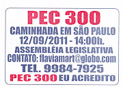 PEC 300 CAMINHADA EM SP.