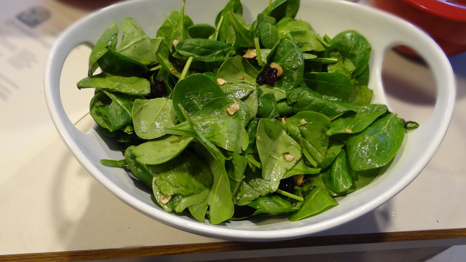 The Blooming Daisy Cranberry Almond Spinach Salad