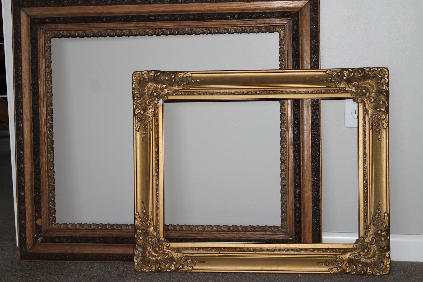 a little of this... Picture Frame Turned Cork Board {Part 1}