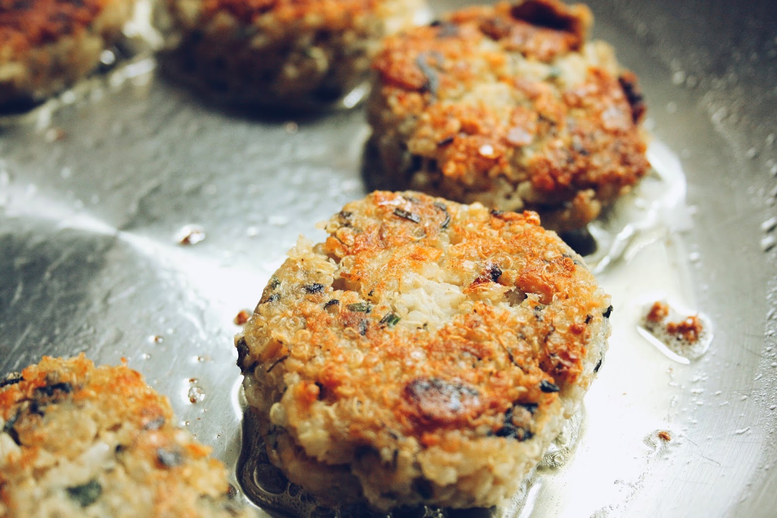 Soup Club Quinoa + Chickpea Fritters