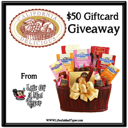 $50 Gift Card to California Delicious. Giveaway!