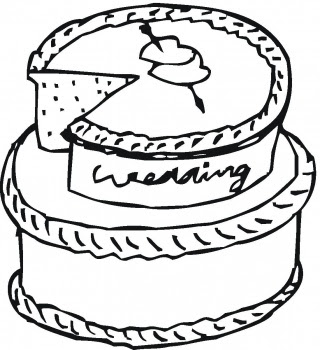 Cake Coloring Pages Cake Coloring Pages