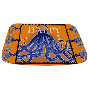 Too Happy Octopus Bathmat