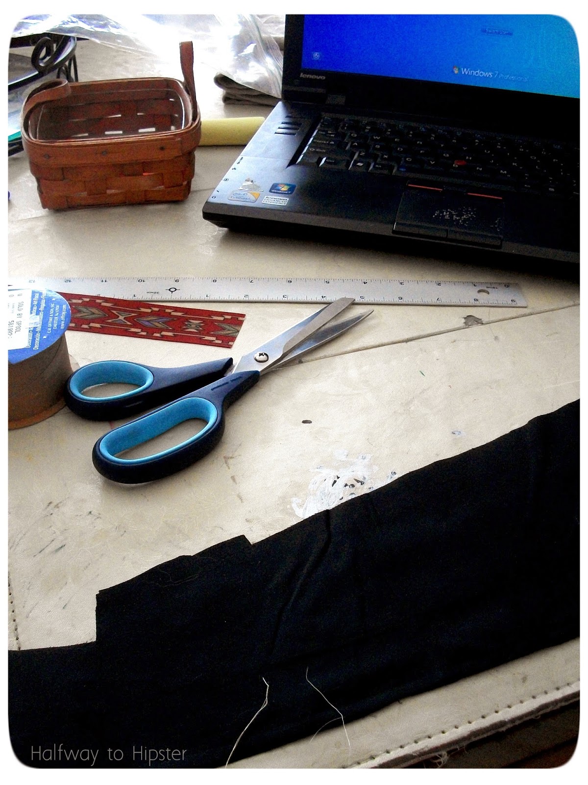 Halfway To Hipster DIY Ribbon Belt