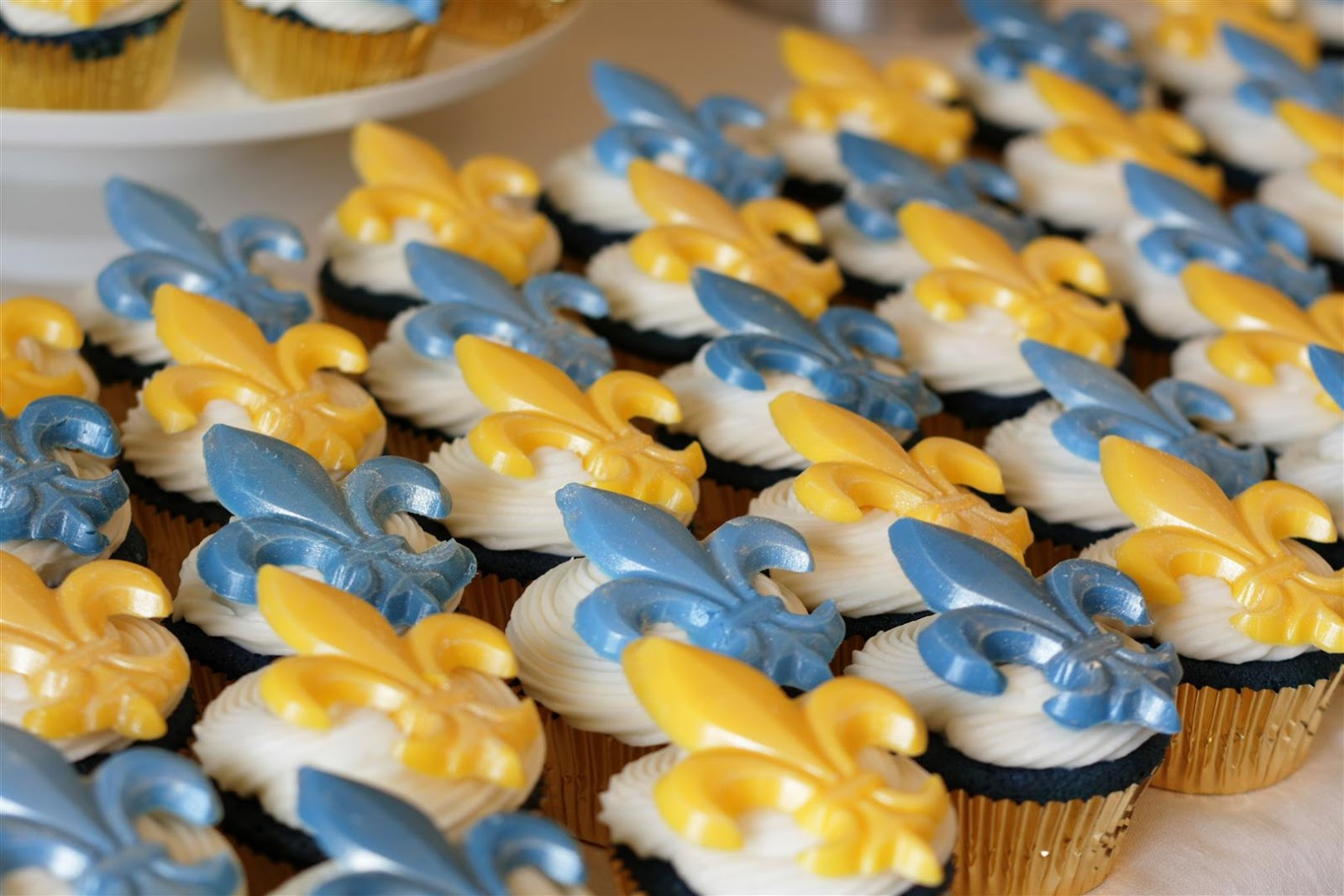 Patty Cakes Bakery Blue and Gold Banquet