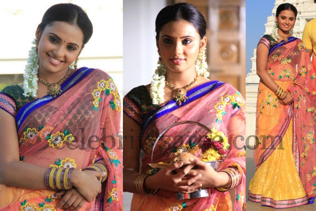 Aarushi Netted Saree