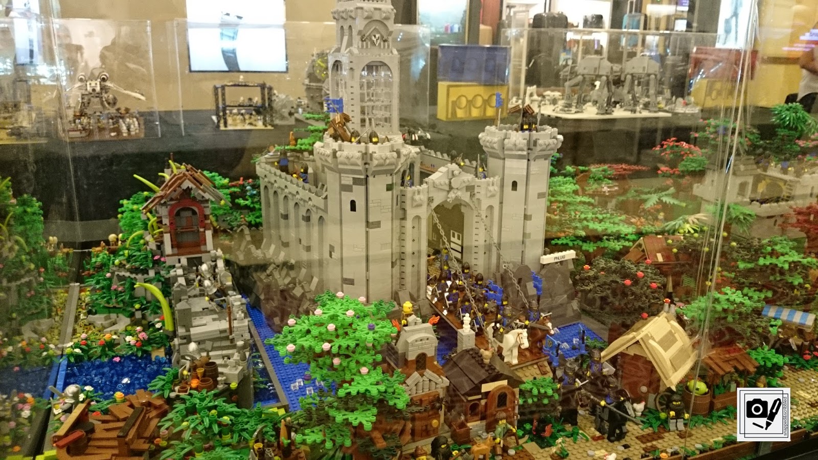 Largest LEGO Display at BRICKXhibit Resorts World Manila Snapped and