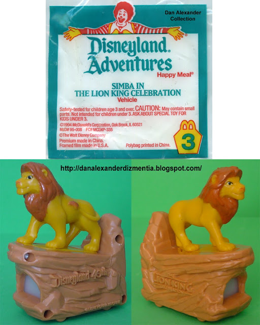 TOMY Disney Magical Collection the Lion King Simba Thinba Figure Plush Toy 94 