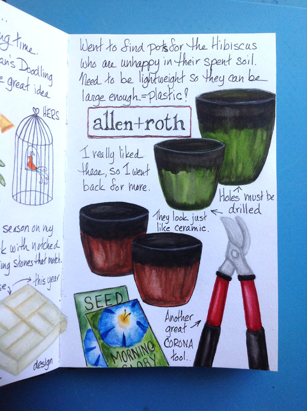 Artists' Journal Garden Journaling
