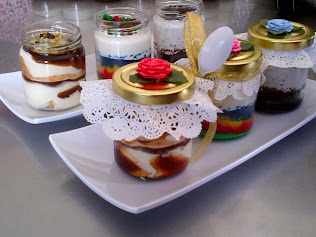 Cake in jar