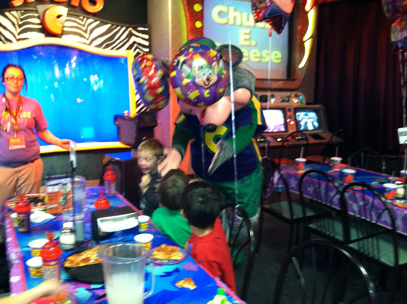 THE MURPHY FAMILY: Connor's Chuck E Cheese Birthday Party