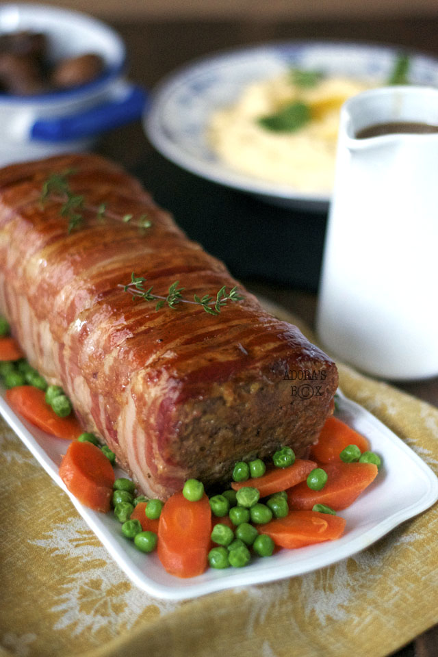 Adora's Box: BACON TOPPED MEATLOAF
