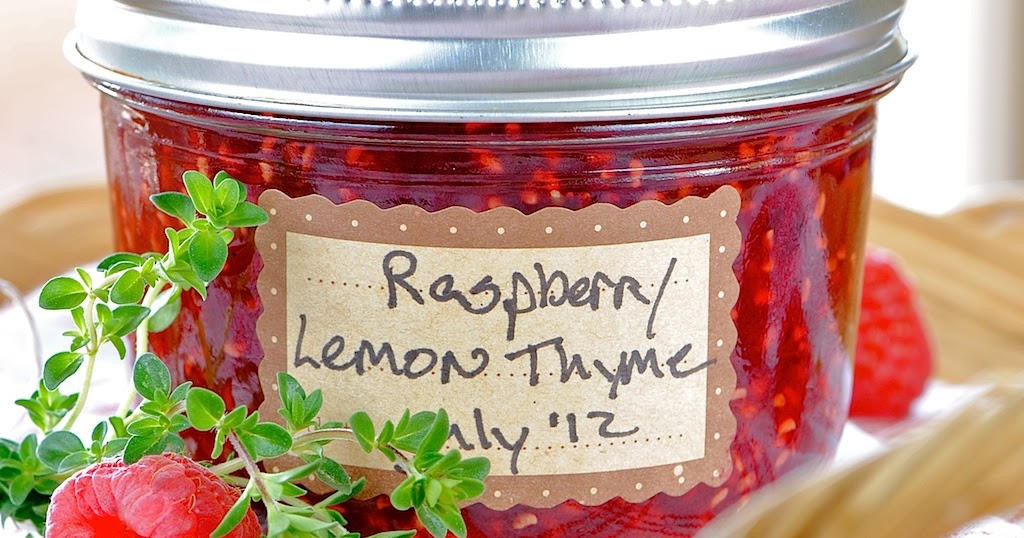 JULES FOOD... Raspberry Lemon Thyme Jam