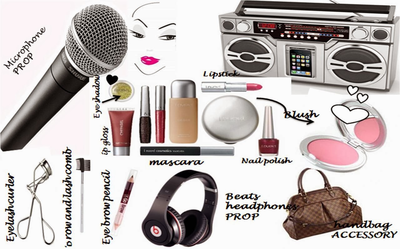 Magdalene Costume Makeup Props and Accessories