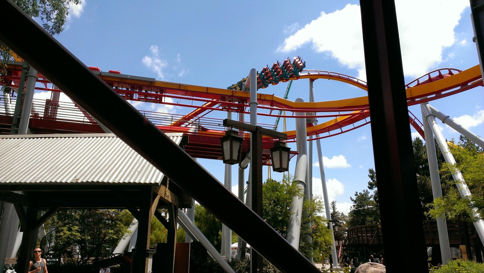 Physics Class Trip at Knott's Berry Farm Phil's America Exchange Year