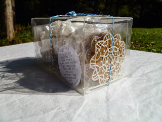 Crystal Clear Box of Decoarted Gingerbread Cookies
