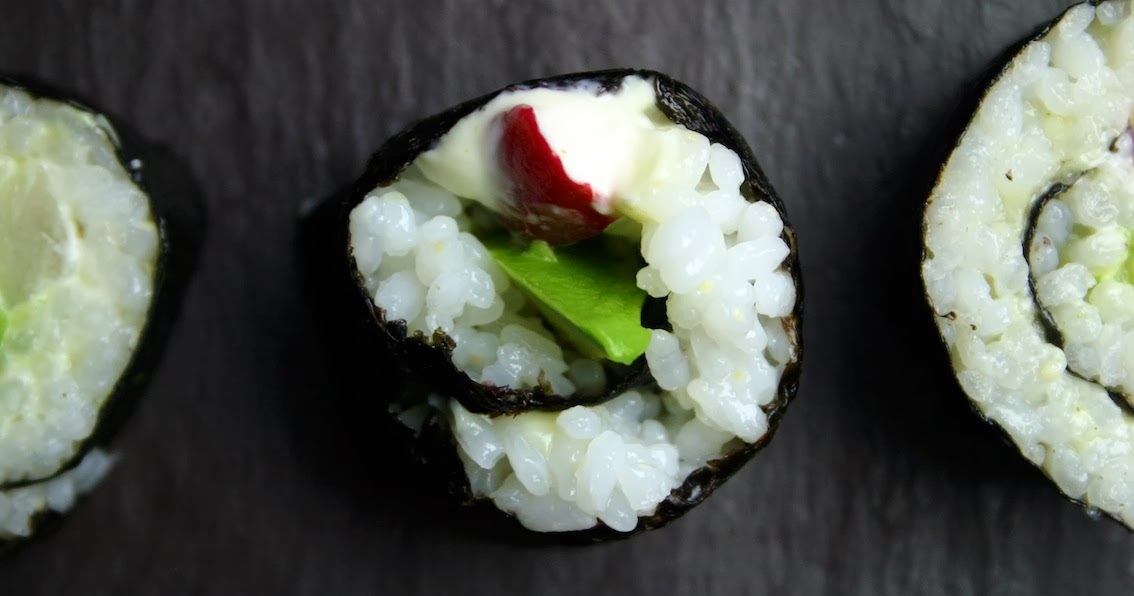 Belleau Kitchen avocado and radish sushi rolls
