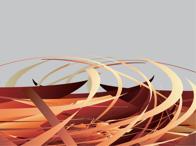 Abstract Waves Design by vectorportal