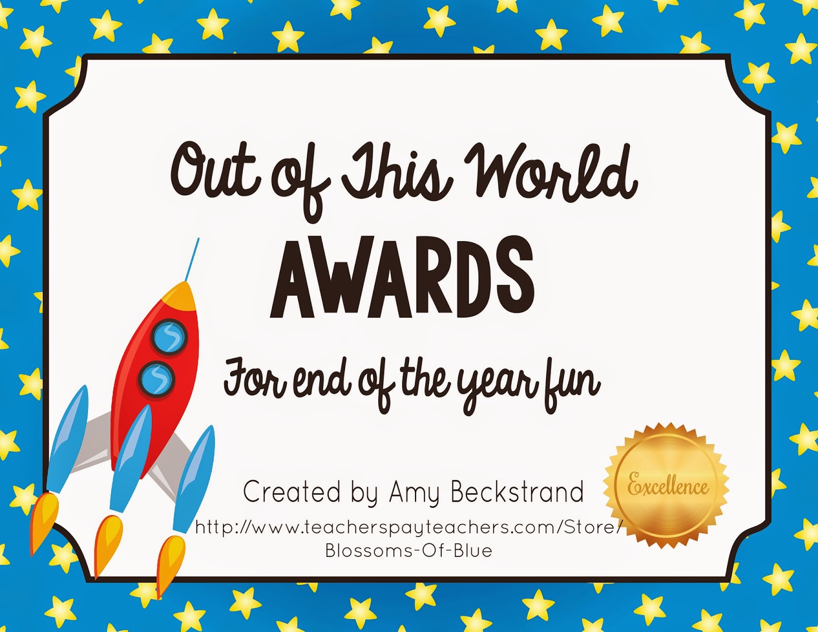 Space Awards Blossoms of Blue