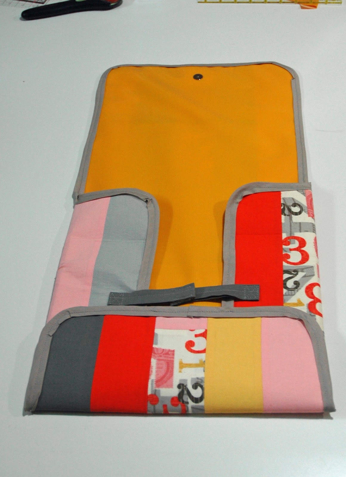 Sew Lux Fabric Blog Design Challenge Tutorial Portable ChangePad