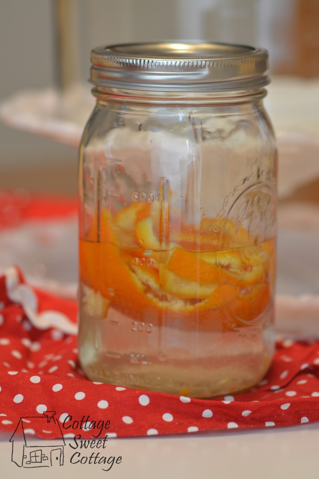 Cottage Sweet Cottage Orange Infused Vinegar