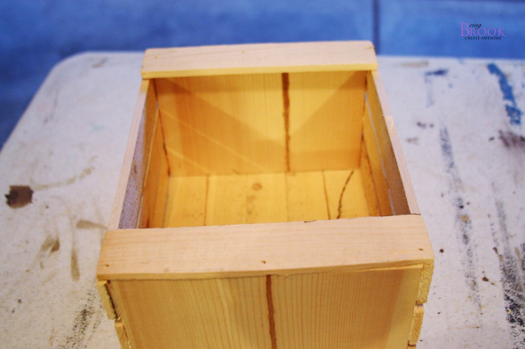 DIY Mini Crate {Building Tutorial} BeingBrook