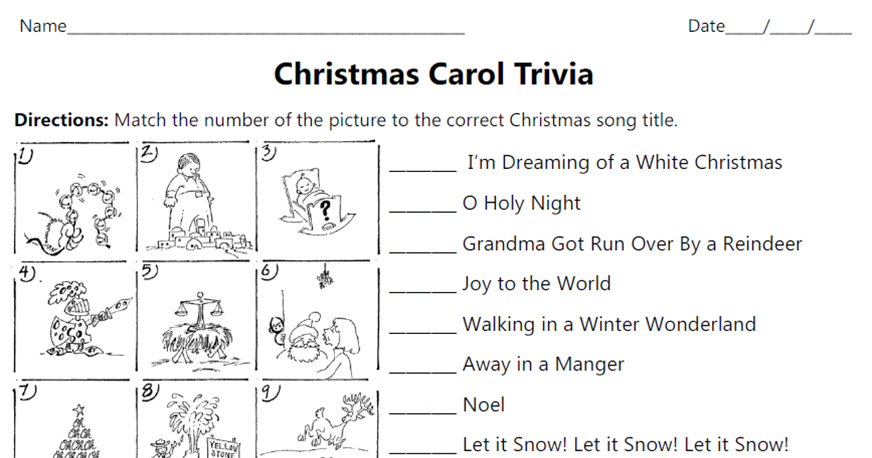 Musical Musings: Christmas Carol Trivia