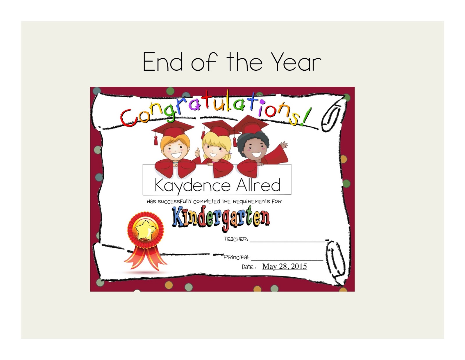 Kindergarten Kiosk Creating a Kindergarten Portfolio