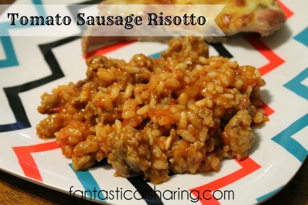 Tomato Sausage Risotto | A great #recipe to start out with, risotto isn't as challenging as you may think!