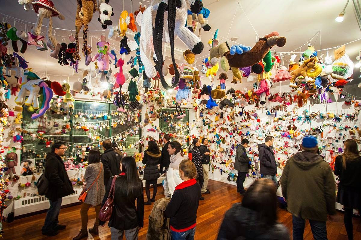 stuff susie made: Kewpies in NYC! Resobox Amigurumi Exhibition
