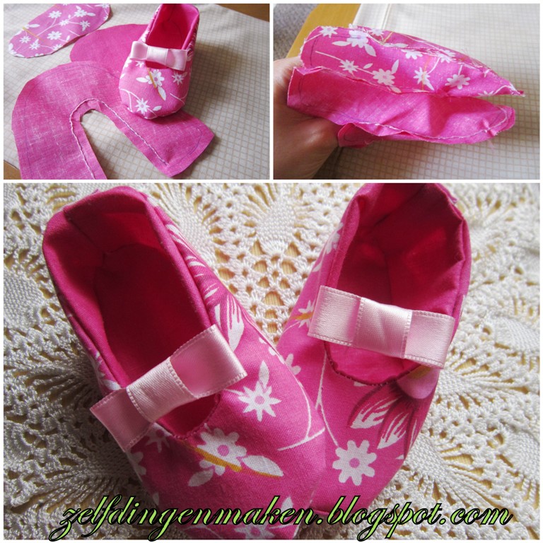 Zelf dingen maken Zelf babyschoentjes maken (DIY free tutorial