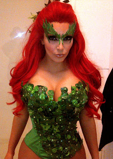 kim kardashian halloween costume 2011 poison ivy